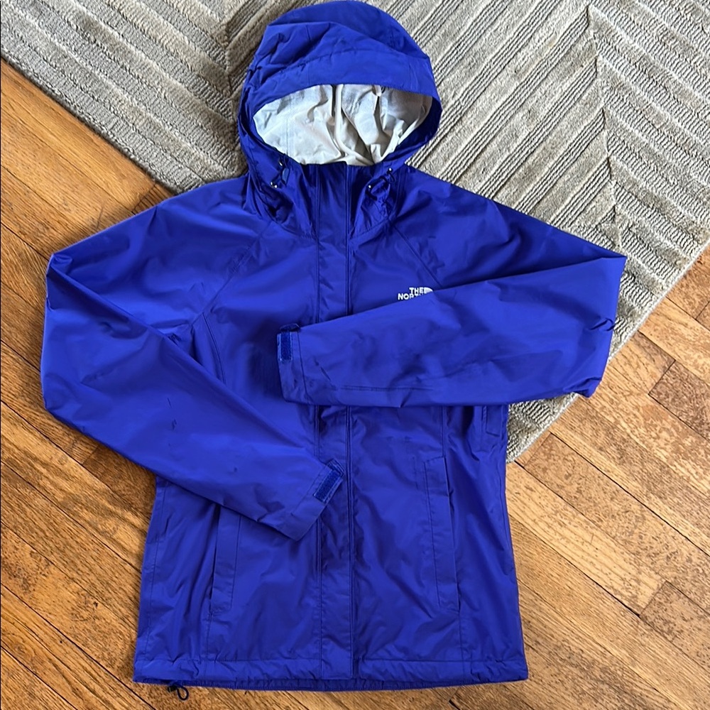 The North Face Women's Blue Raincoat